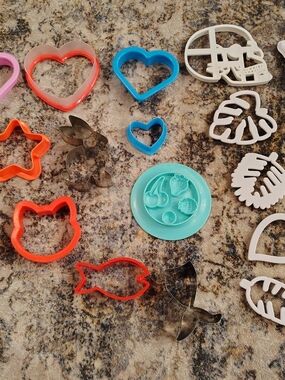 Assorted Cookie Cutter Set - Multicolor Hearts, Fish, Cat & More